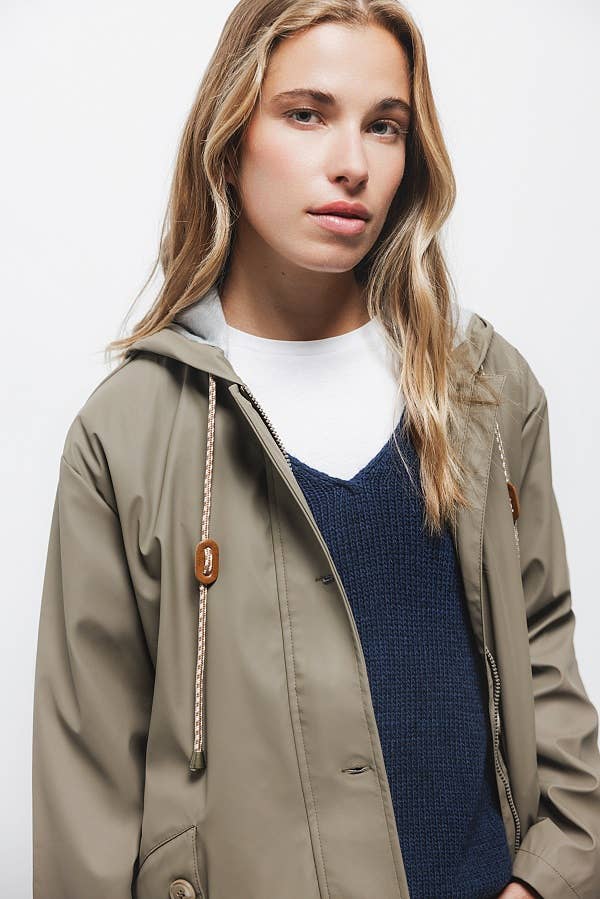 Lanidor – Großhandel Parka – Damen – Einfarbiger Parka (424546-41)1