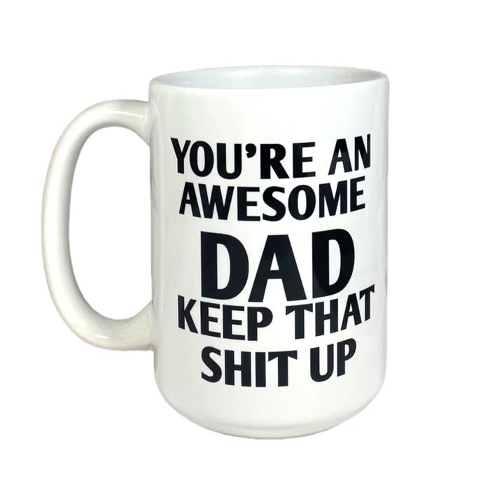 Awesome Dad Mug for wholesale by Cultured Coast