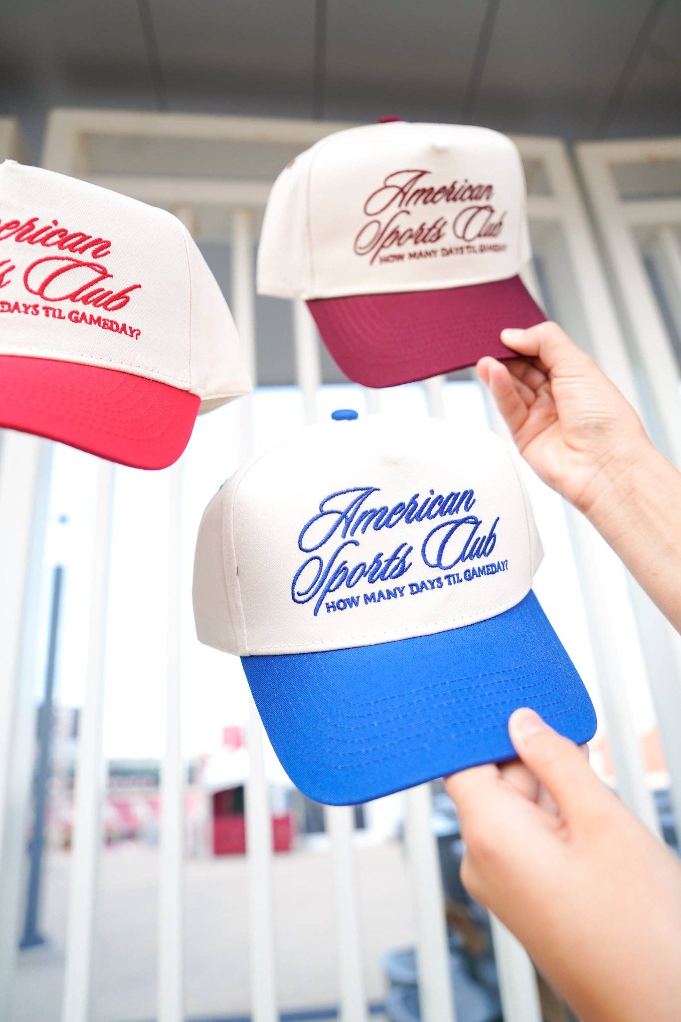KENZKUSTOMZ - Vente Casquette de camionneur – femme - Casquette de camionneur vintage American Sports Club7