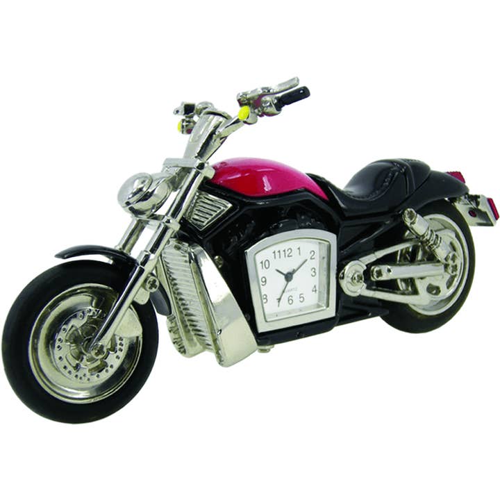 sanis enterprises, inc - Wholesale Desk Clock - Motorbike Clock - Tabletop Decor