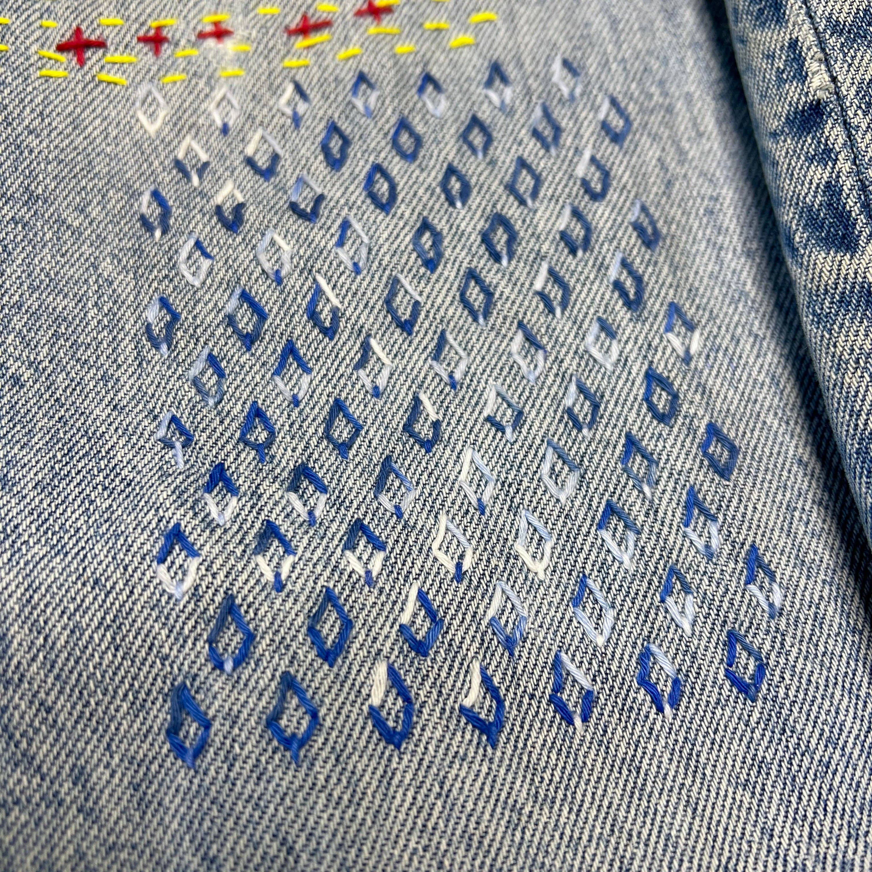 Wrenbirdarts - Wholesale Craft Sewing Kit - Washable Mending Patterns Set #8 Craft Brown4