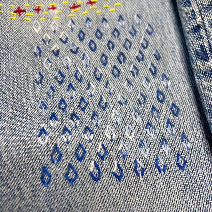 Wrenbirdarts – wholesale Craft sewing kit – Washable Mending Patterns Set #8 Craft Brown4