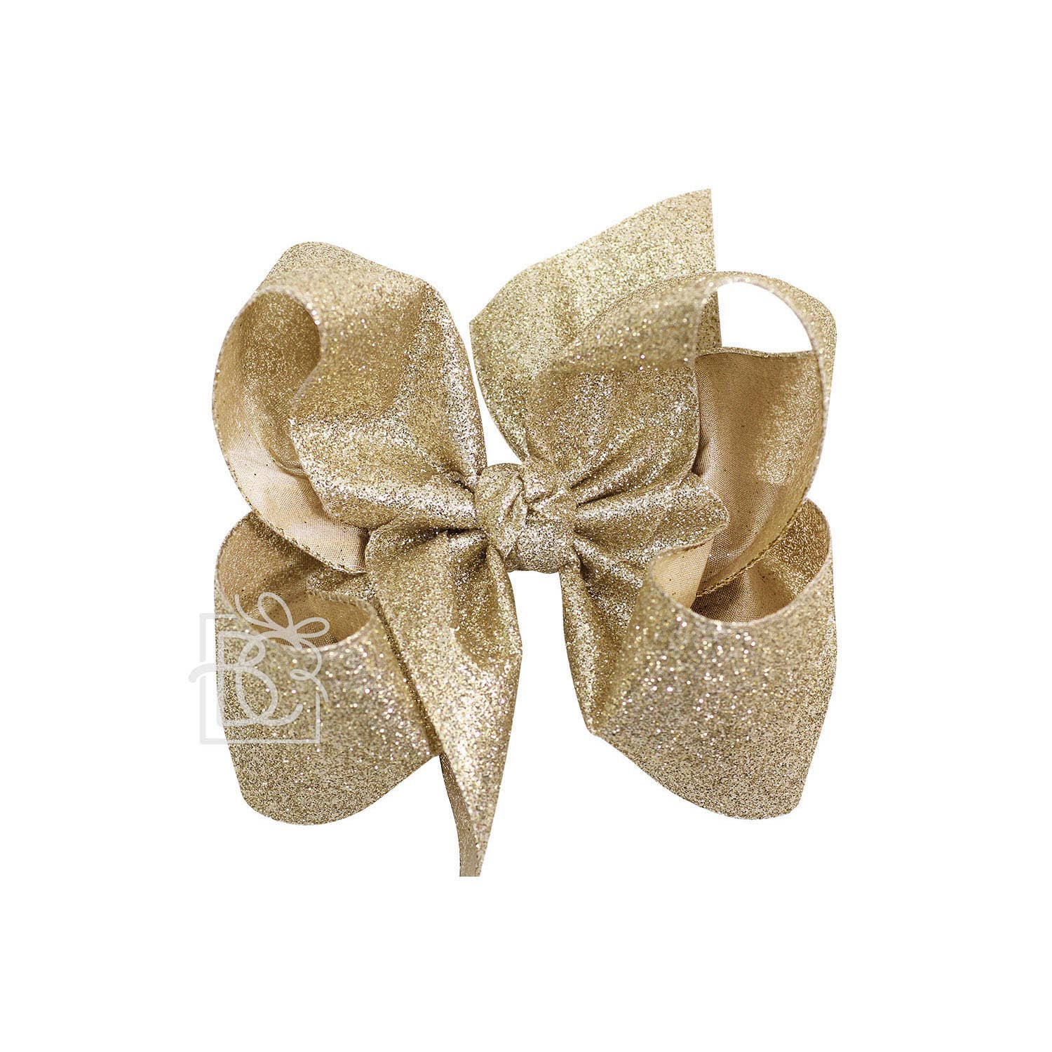 Beyond Creations, LLC - Wholesale Hair Bow - Kids - GLITTER METALLIC BOW ON CLIP49