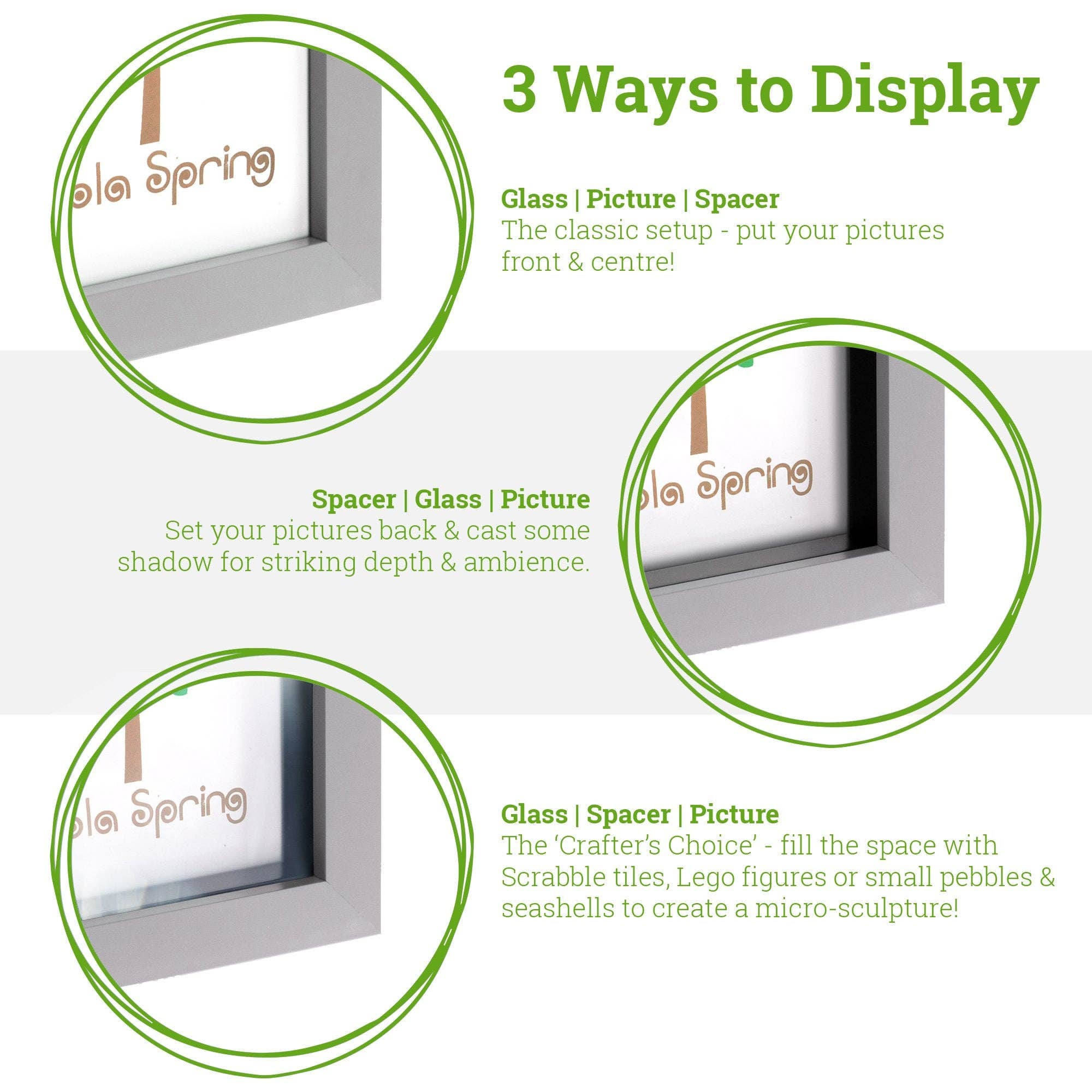 Rinkit Ltd - Wholesale Picture Frame - Nicola Spring Box Photo Frame - 8x10 - Light Wood6