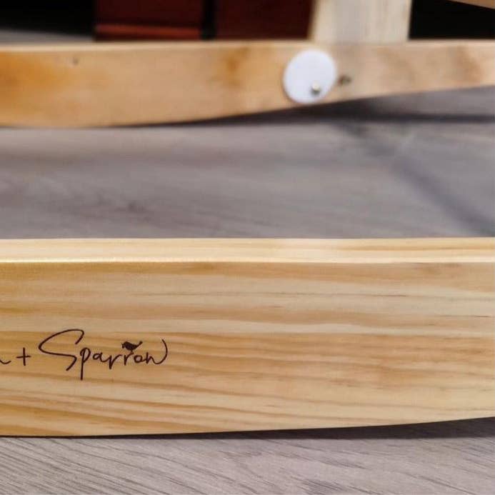 Plum & Sparrow - Wholesale Bassinet - Baby - Original Rocking- Moses Bassinet Stand with brake-Natural3