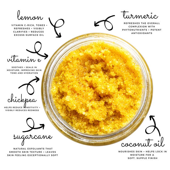 Orglamix - Wholesale Skincare Face Mask - Turmeric Scrub + Face Mask | Brightens Dull, Fatigued Skin1
