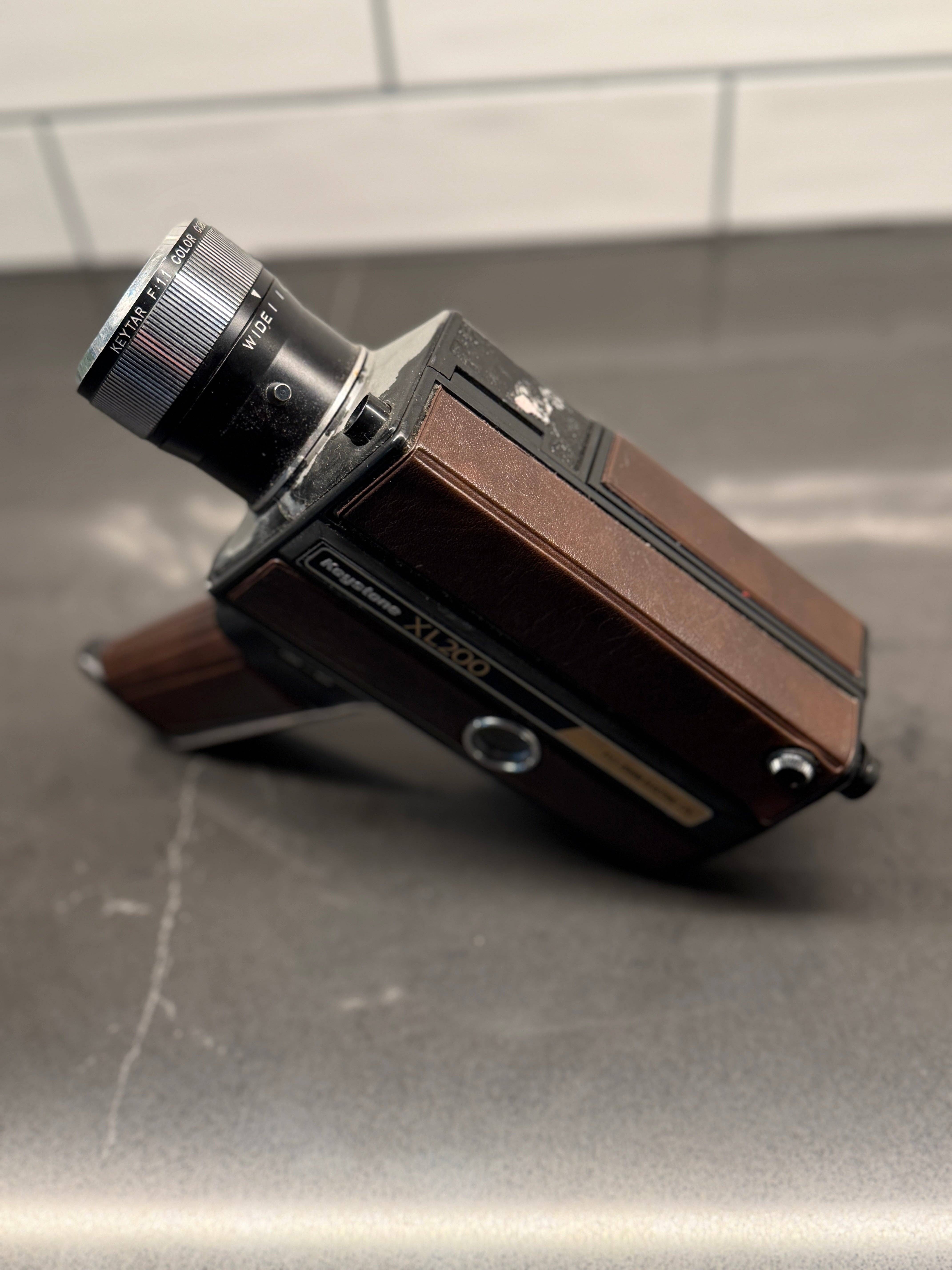Viridian Eclection - Wholesale Decorative Tabletop Object - Keystone XL-200 Super 8 Movie Camera — Zoom Electric Eye Series (c. 1970s)3