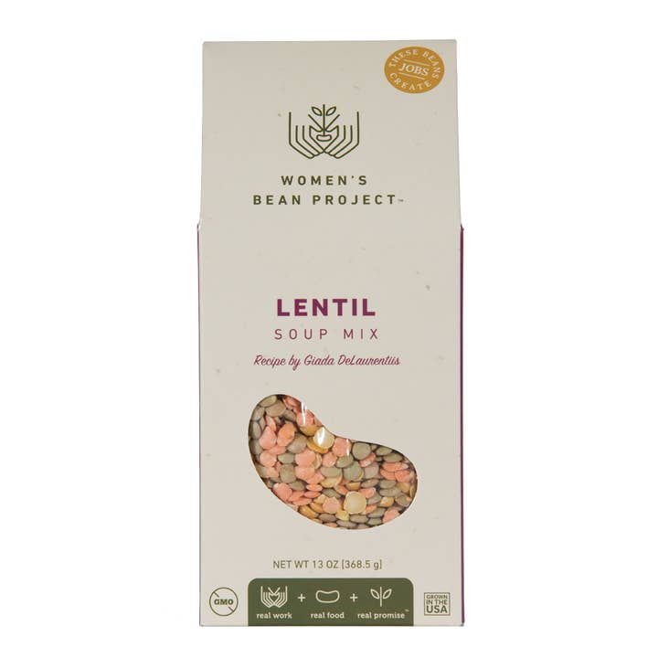 Lentil Soup for wholesale by Women’s Bean Project