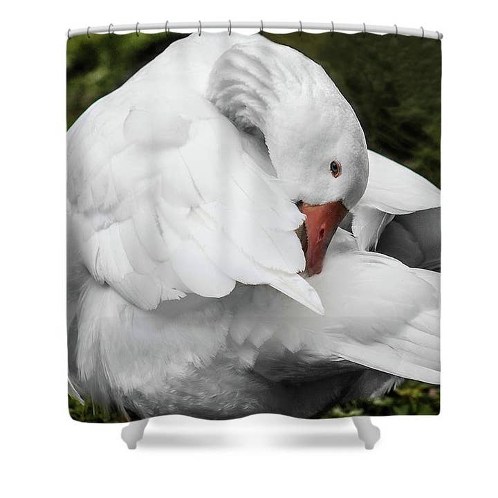 CORTINA DE DUCHA THE GOOSE'S SWEET PORTRAIT para venta al por mayor de sorayadapuzzostore