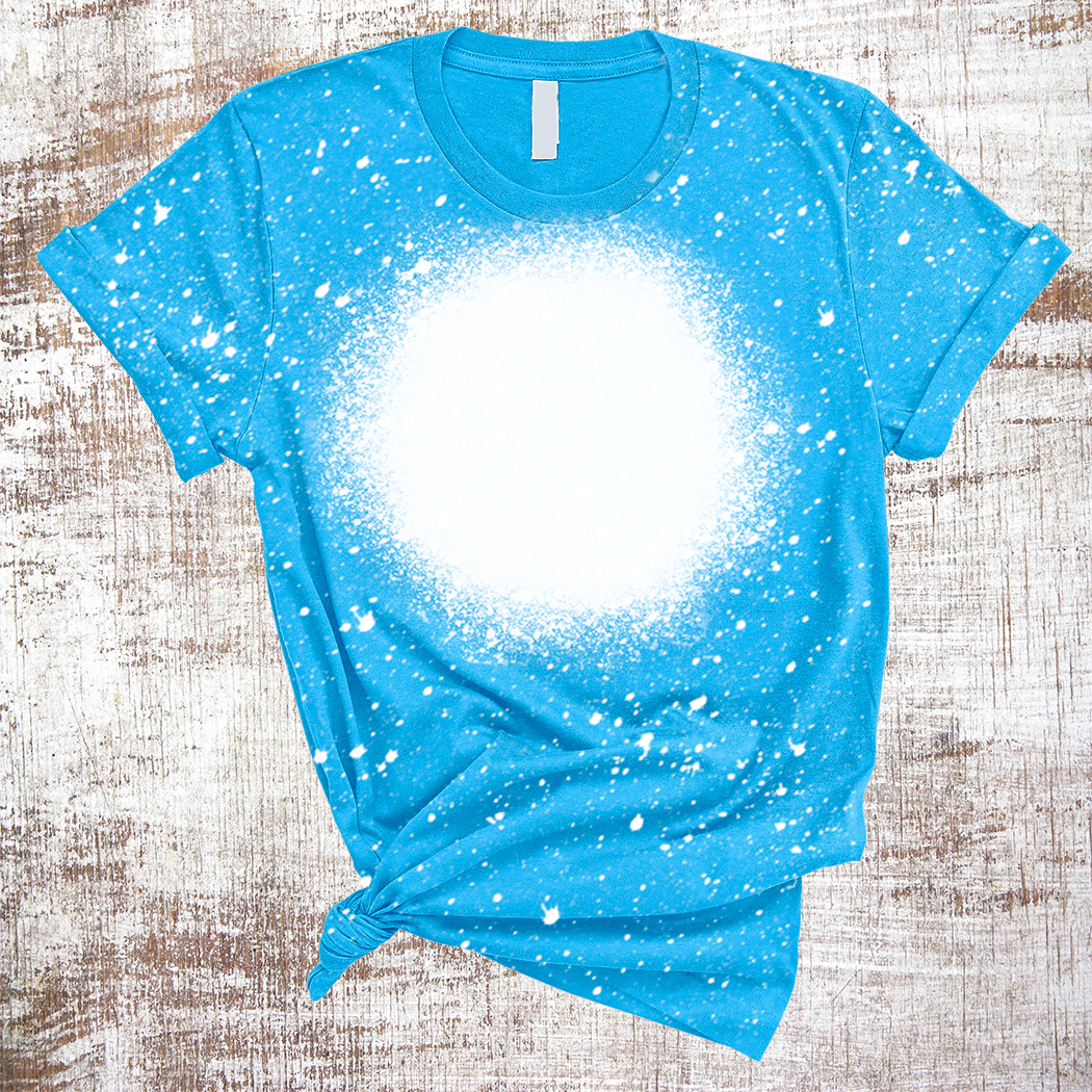 Sweet Tees - Wholesale Sublimation Blank T-Shirt - Women's - Sublimation Blank Shirts BLANK Bleached Tee Shirts Circle10