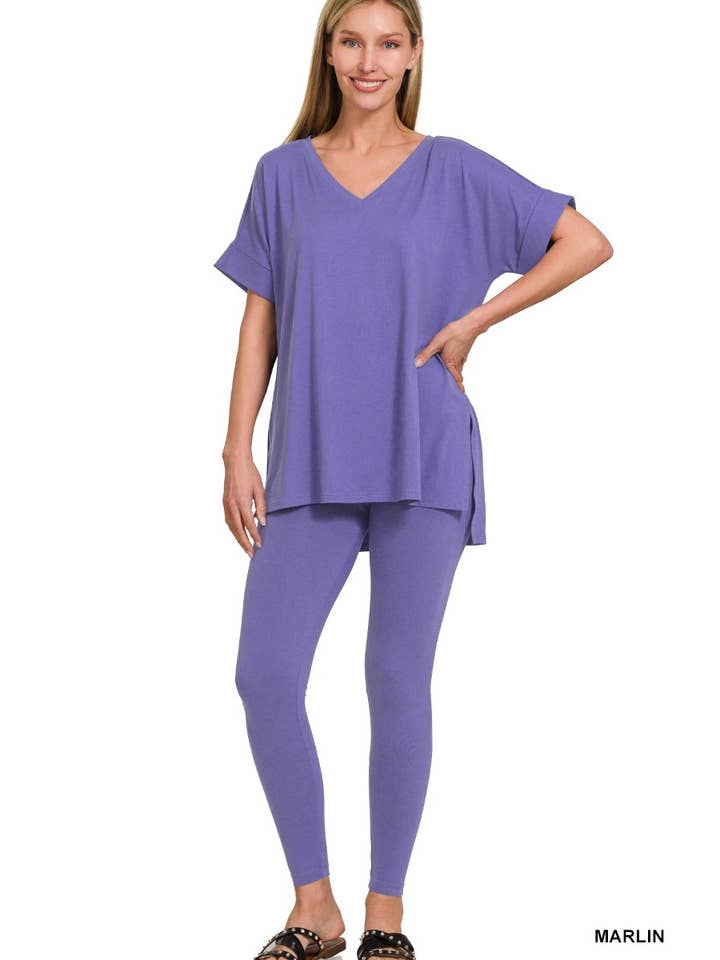 Vanilla Monkey - Wholesale Lounge Set - Women's - Brushed Dty Microfiber Loungewear Set17