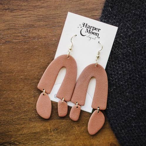 Rachel Arch Earring for wholesale by Harper Moon Clay Art