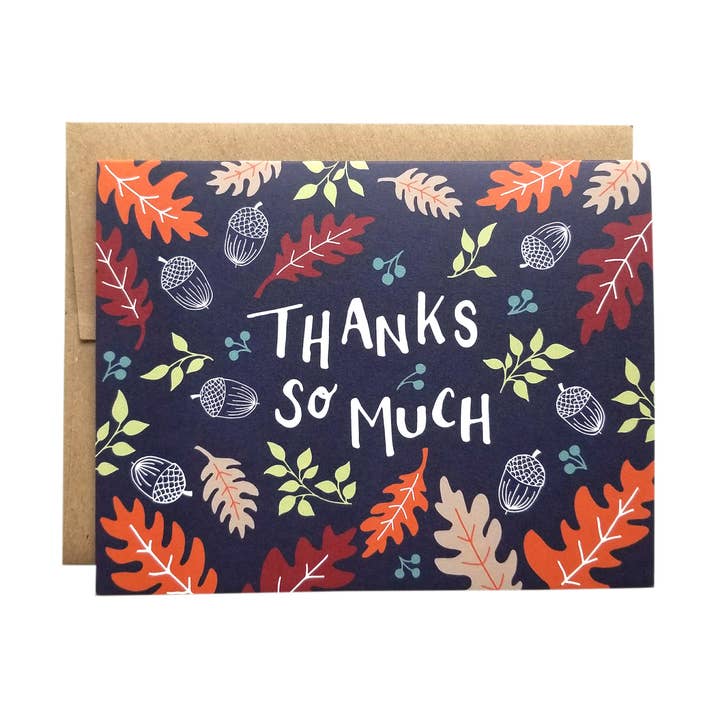 Autumn Forest Thank You Card Set for wholesale by Lemon Drop Papers, Inc.