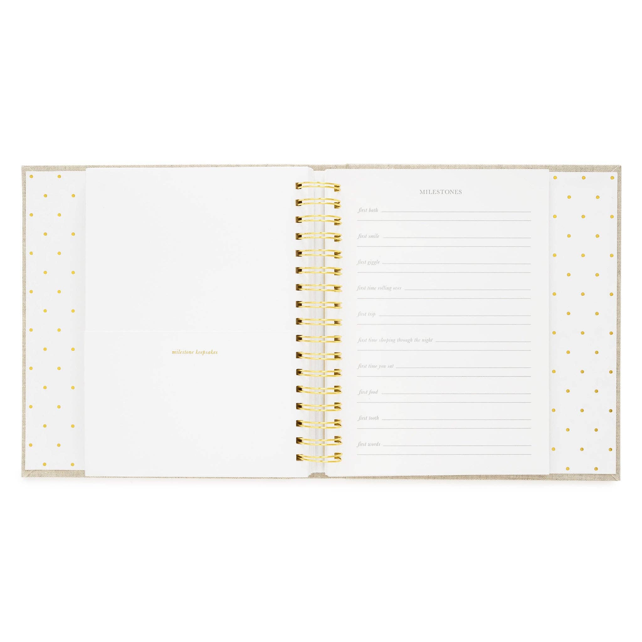 Sugar Paper - Vente Livre de souvenirs – enfant et bébé - Livre pour bébé, Petit pois noir et crème10