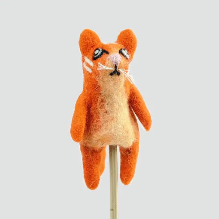 The Winding Road - Wholesale Finger Puppet - Kids & Baby - Finger Puppets - Cats - Set of 6, Assorted