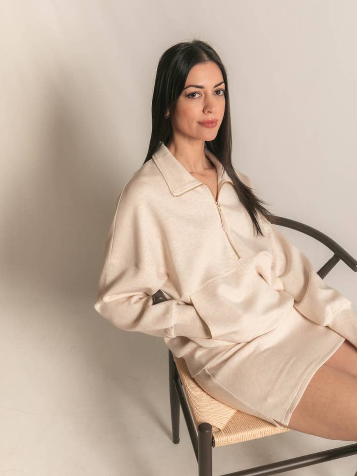 P. CILL – wholesale Sweatshirt - Dam – P. CILL Butter Modal tröja med dragkedja68