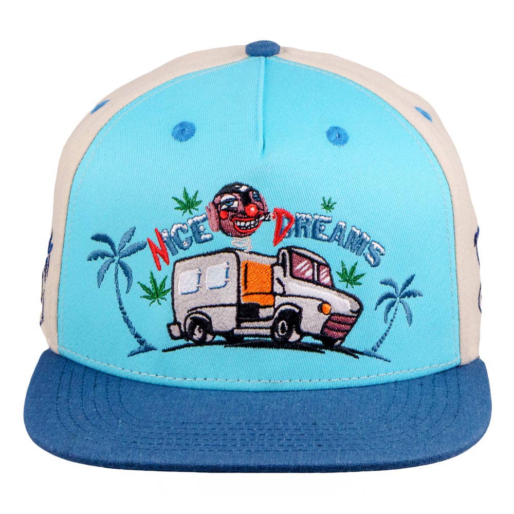 Cheech and Chong Nice Dreams Tan Fitted Hat for wholesale on Faire5