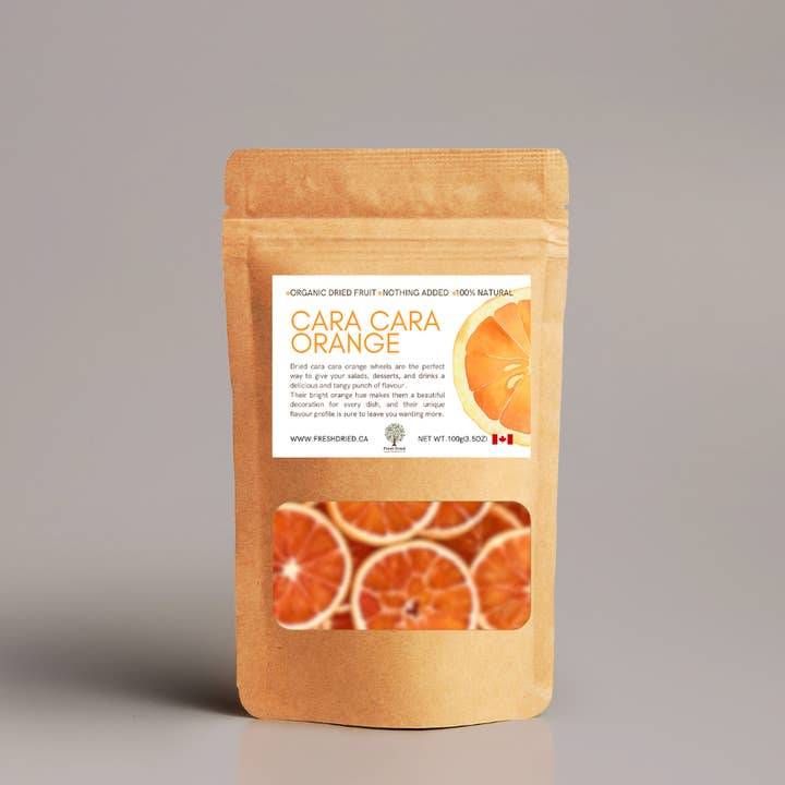 FreshDried – wholesale Dried/dehydrated fruit – Dried Cara Cara Orange Wheels - organic
