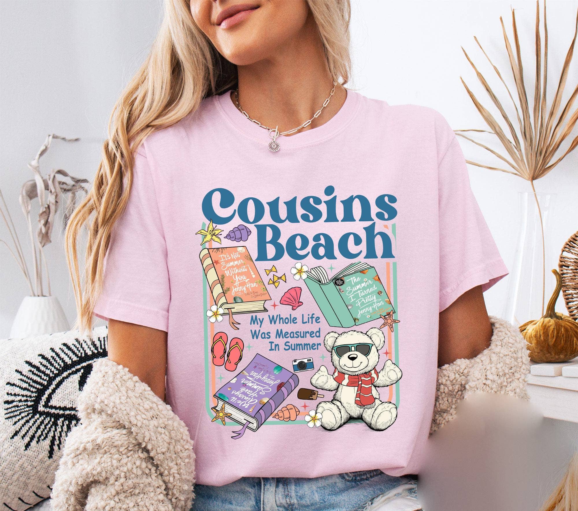 SONDO DESIGN LTD – Engroshandel Grafisk t-shirt - Dame – Sommeren Jeg Blev Smuk Fætre T-shirt, Sommeren Sweatshirt1