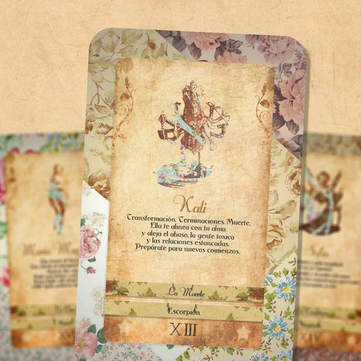 Ibiza Tarot USA - Wholesale Tarot Cards - Tarot Deck - Goddess Power Cards - Major Arcana - Sacred Feminine Oracle (Spanish)