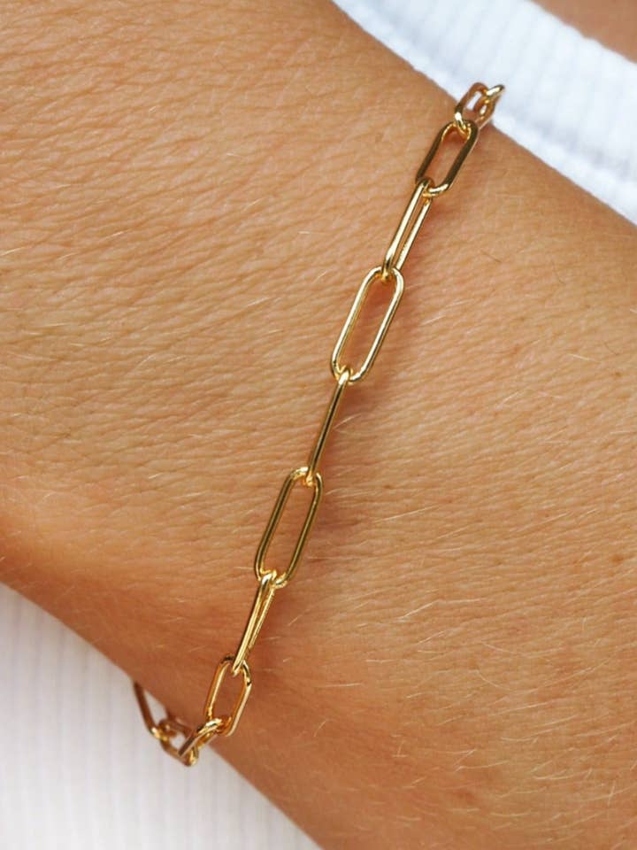 Mini Link Bracelet for wholesale by JacqMaria Jewelry