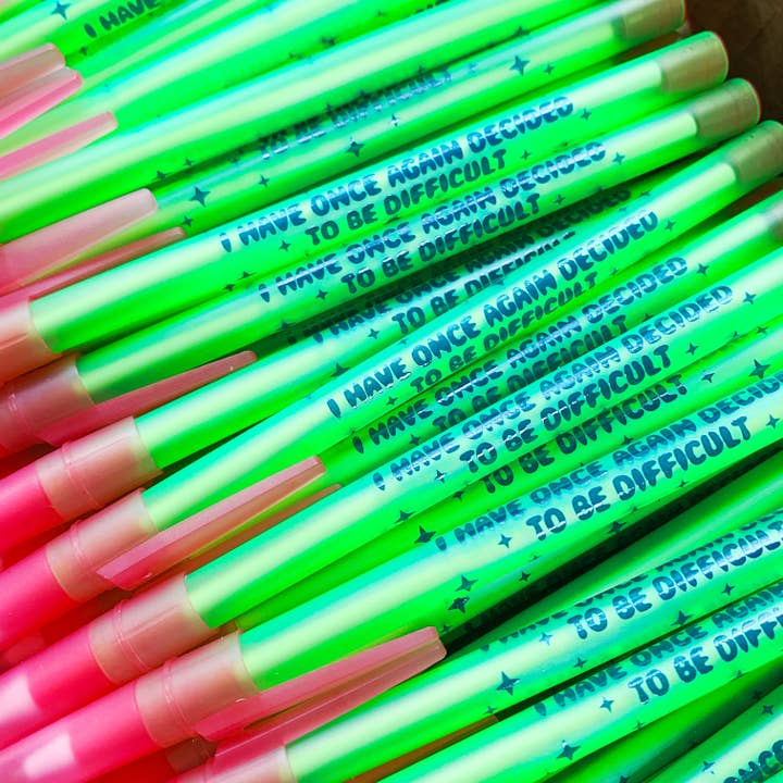Krystan Saint Cat - Wholesale Pen - I Have Once Again Decided To Be Difficult Ballpoint Pen