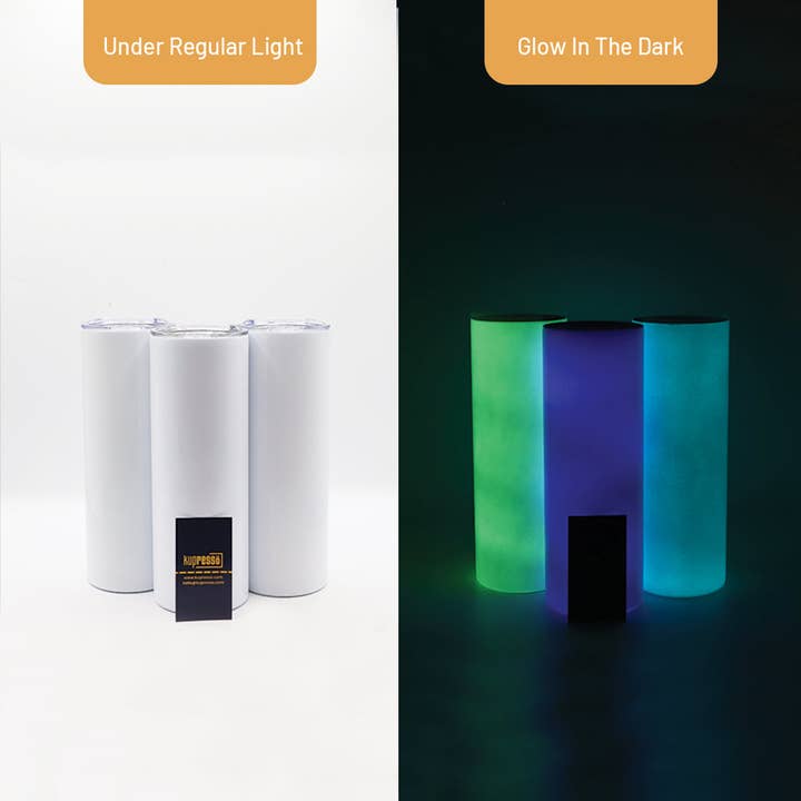 Kupresso - Wholesale Insulated Mug/Tumbler - (6/12 Pack) 20oz Sublimation Glow In The Dark Tumbler