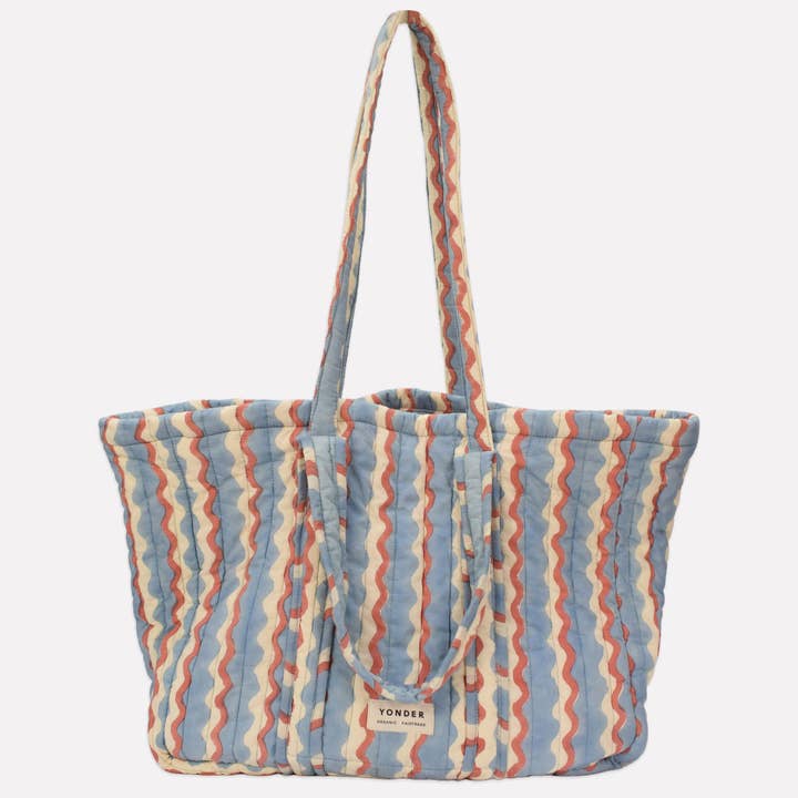 YONDER. - Wholesale Tote bag – Women's - Quilted Carry All | Wiggle | Sky