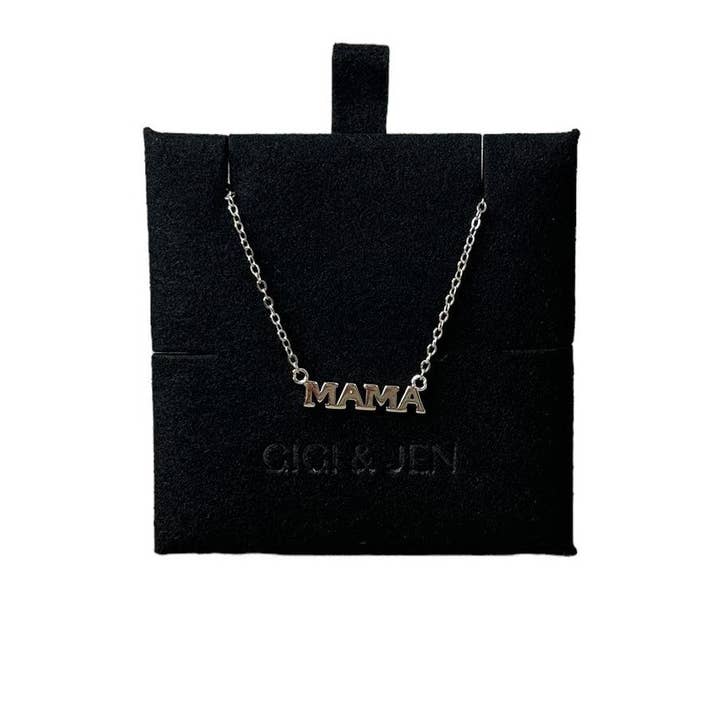 Mama Halskæde, 925 Sterling Sølv Fint Kæde Gaver til hende for engroshandel hos Gigi & Jen