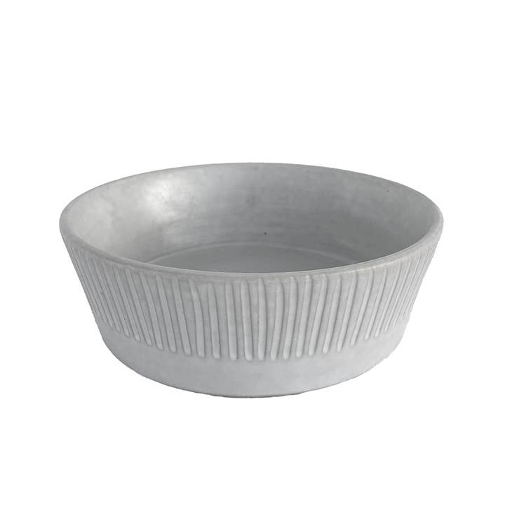Une Vie Nomade - Wholesale Serve Bowl - Cloud Lines Serving Bowl0
