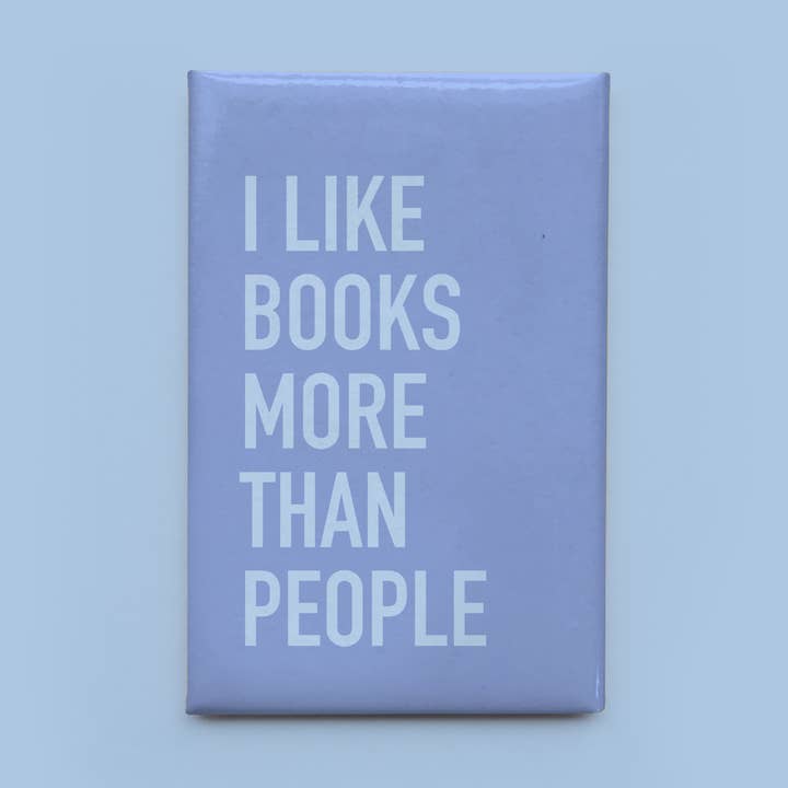 I Like Books Magnet for wholesale by Classy Cards Creative