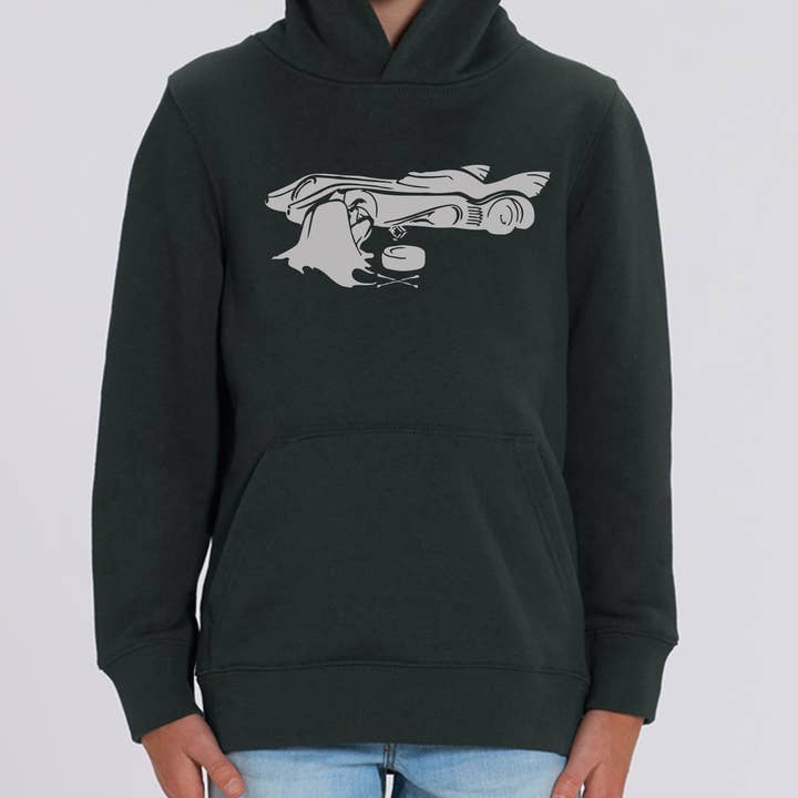 Chandail à capuchon Batman Batmobile pour enfants pour la vente par Meeplings | Handmade in Berlin