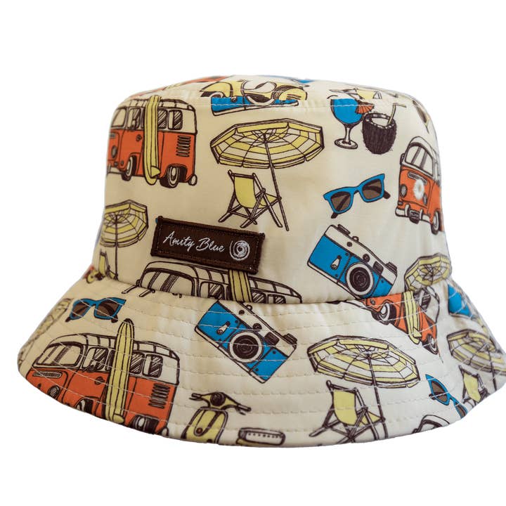 Cappello da pescatore retrò Kombi per la vendita all'ingrosso da parte di Amity Blue
