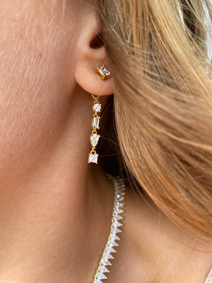 Pendientes Vienna Chain para venta al por mayor de Native Gem