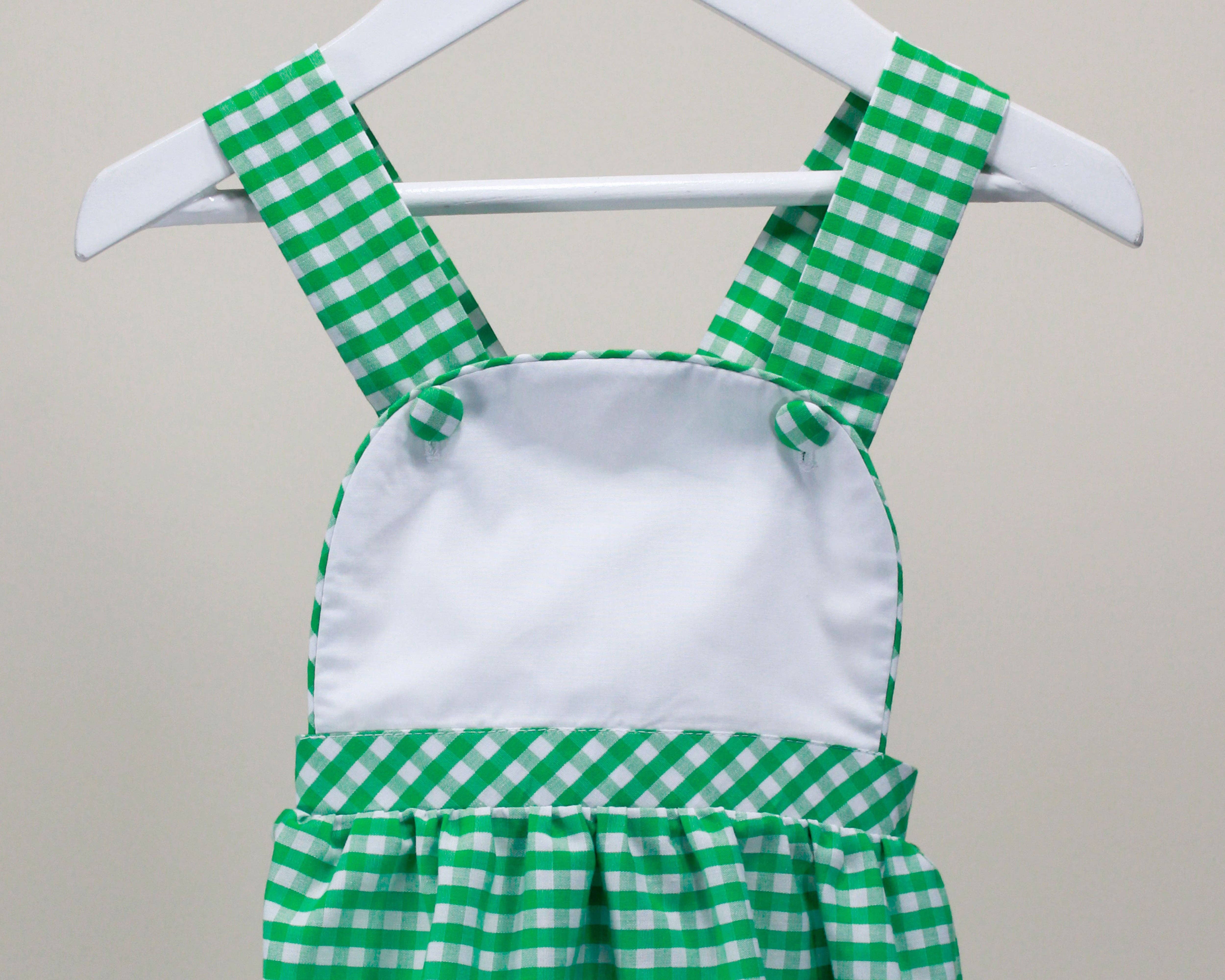 Charming Little Ones - Wholesale Jumpsuit - Baby - Green & White Elijah Bubble2