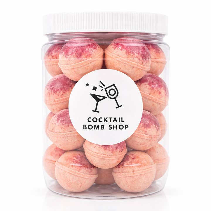 PEACH BELLINI JAR for wholesale by Cocktail Bomb Shop