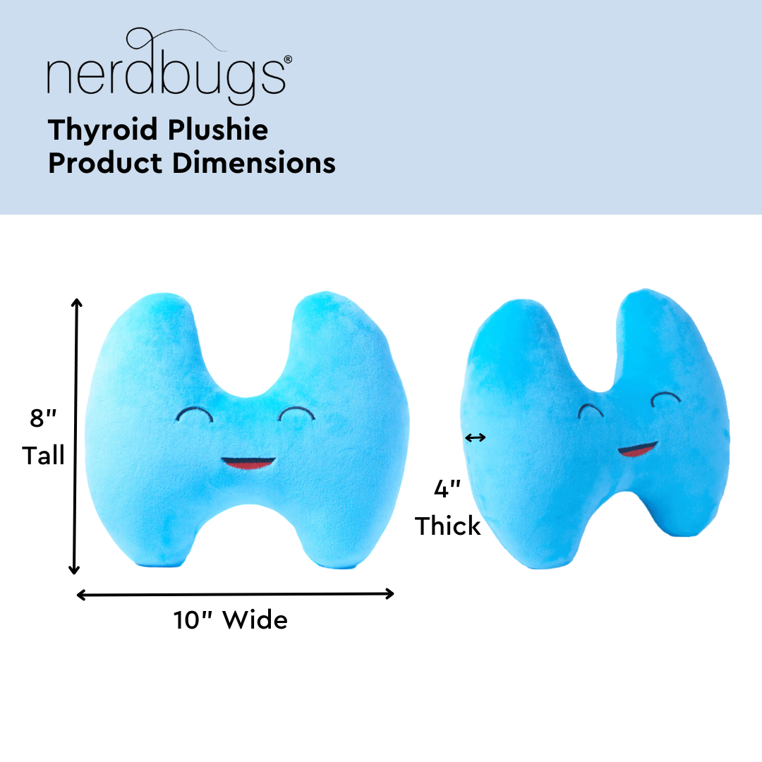 Nerdbugs - Wholesale Stuffed/Plush Toy - Kids & Baby - Thyroid Plush Organ - Life is a gland adventure!5