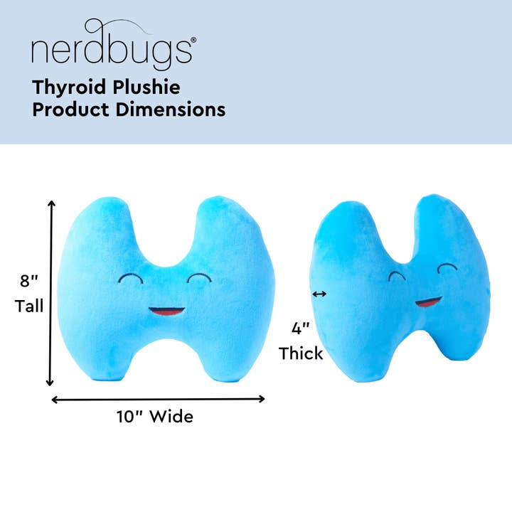 Nerdbugs - Wholesale Stuffed/Plush Toy - Kids & Baby - Thyroid Plush Organ - Life is a gland adventure!5