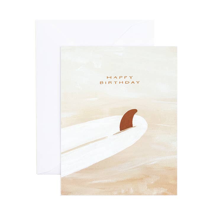 Redford Surf Birthday Greeting Card for wholesale by Evergreen Summer
