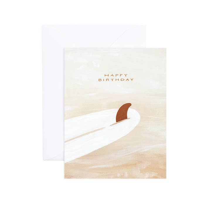Carte de vœux d'anniversaire Redford Surf pour la vente par Evergreen Summer