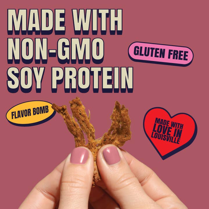 Louisville Vegan Jerky Co. - Wholesale Jerky - Vegan & Plant Based Maple Bacon Jerky 3 oz