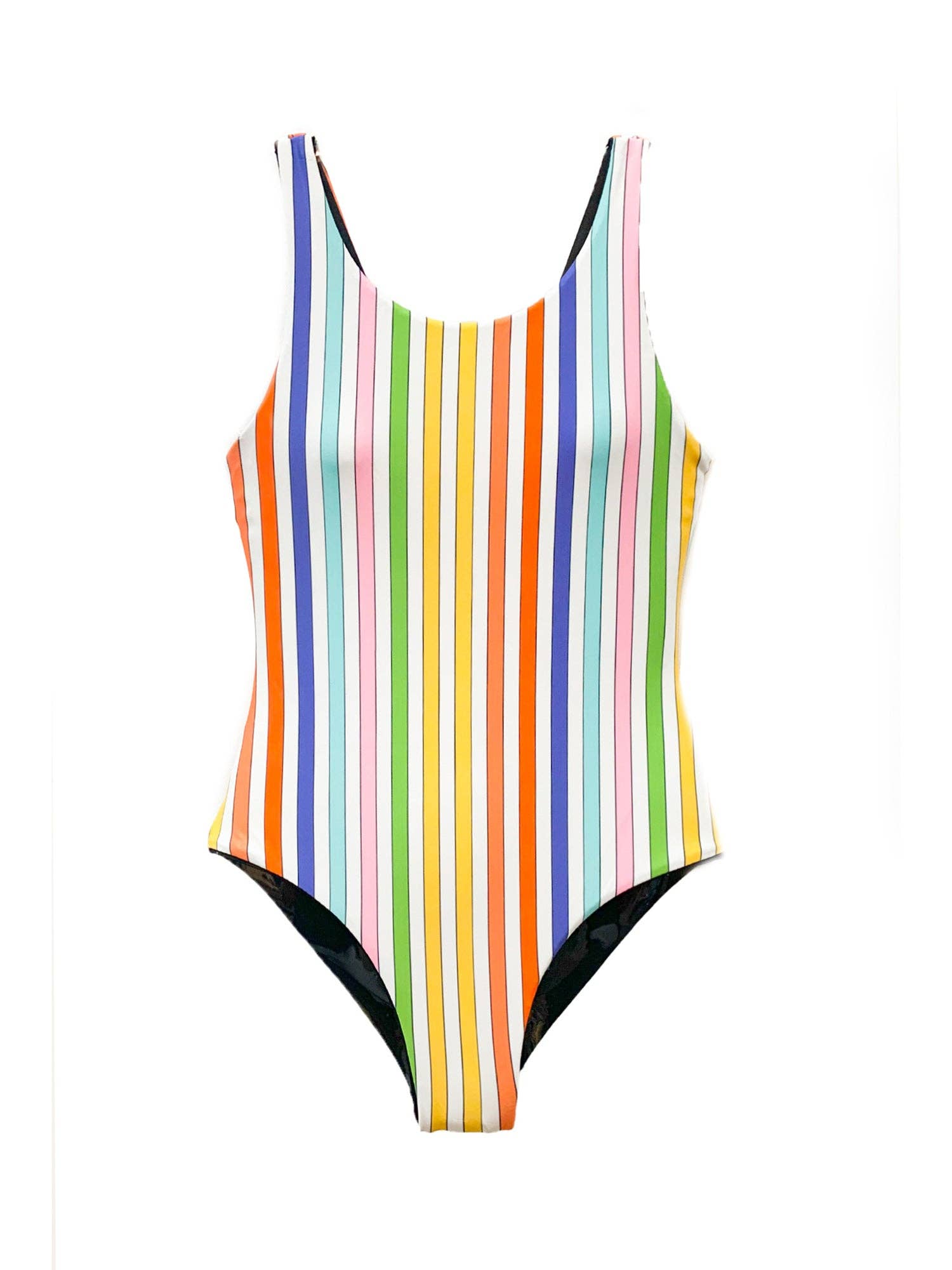 Limeapple - Wholesale One Piece Swimsuit - Kids - Rebel - Reversible Rainbow Sunglasses One Piece Swimsuit3