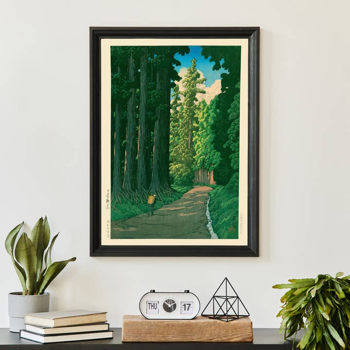 Ink & Drop - Wholesale Art Print - Road to Nikko by Kawase Hasui Print2