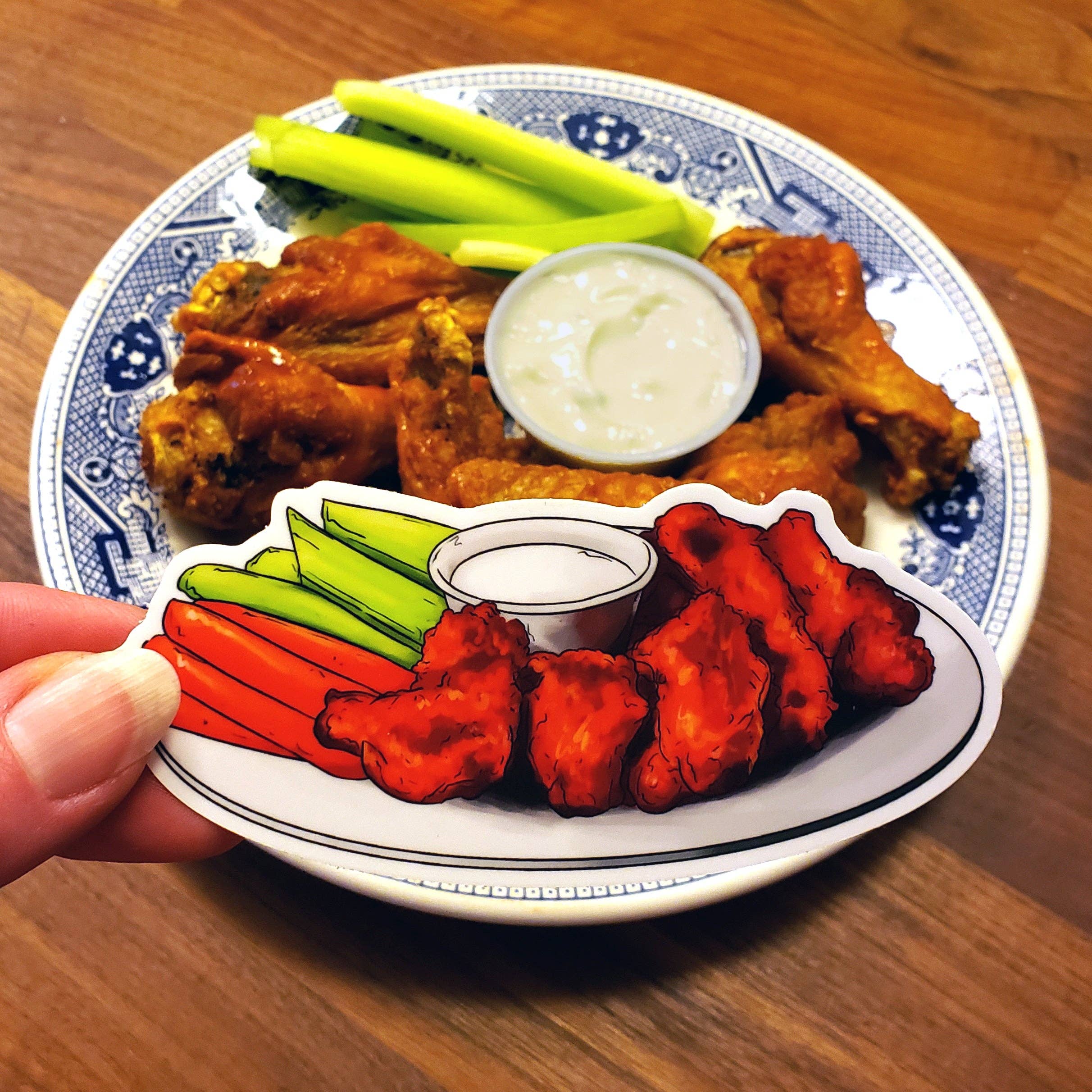 Buffalo Seamery - Wholesale Sticker - Chicken Wings Sticker or Magnet2
