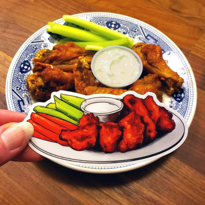 Buffalo Seamery - Wholesale Sticker - Chicken Wings Sticker or Magnet2