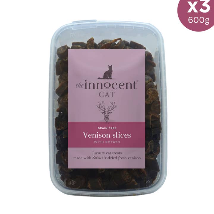 The Innocent Cat - Venison Slices with Potato 600g for wholesale by The Innocent Hound