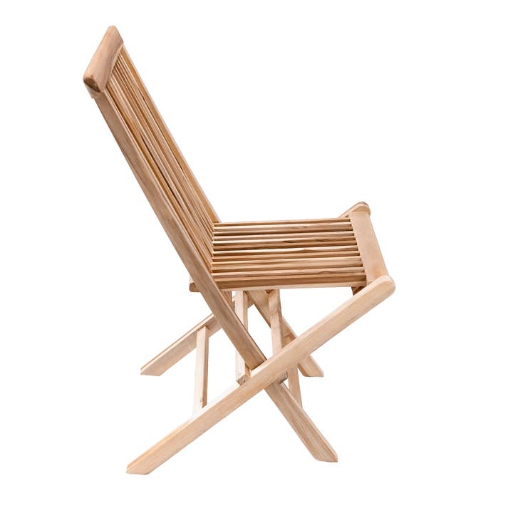 Nordic Teak - Wholesale Folding chair - Nordic Style Natural Teak Folding Chair3
