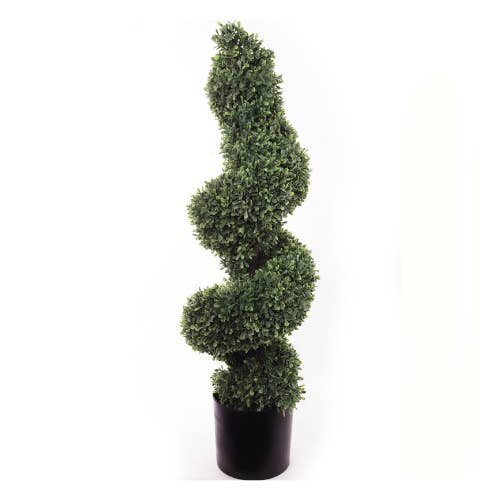 Spiral Boxwood Topiary Tree In Black Pot - 36In. and other Purchase wholesale topiary forms. Free returns & net 60 terms on Faire trending on Faire.