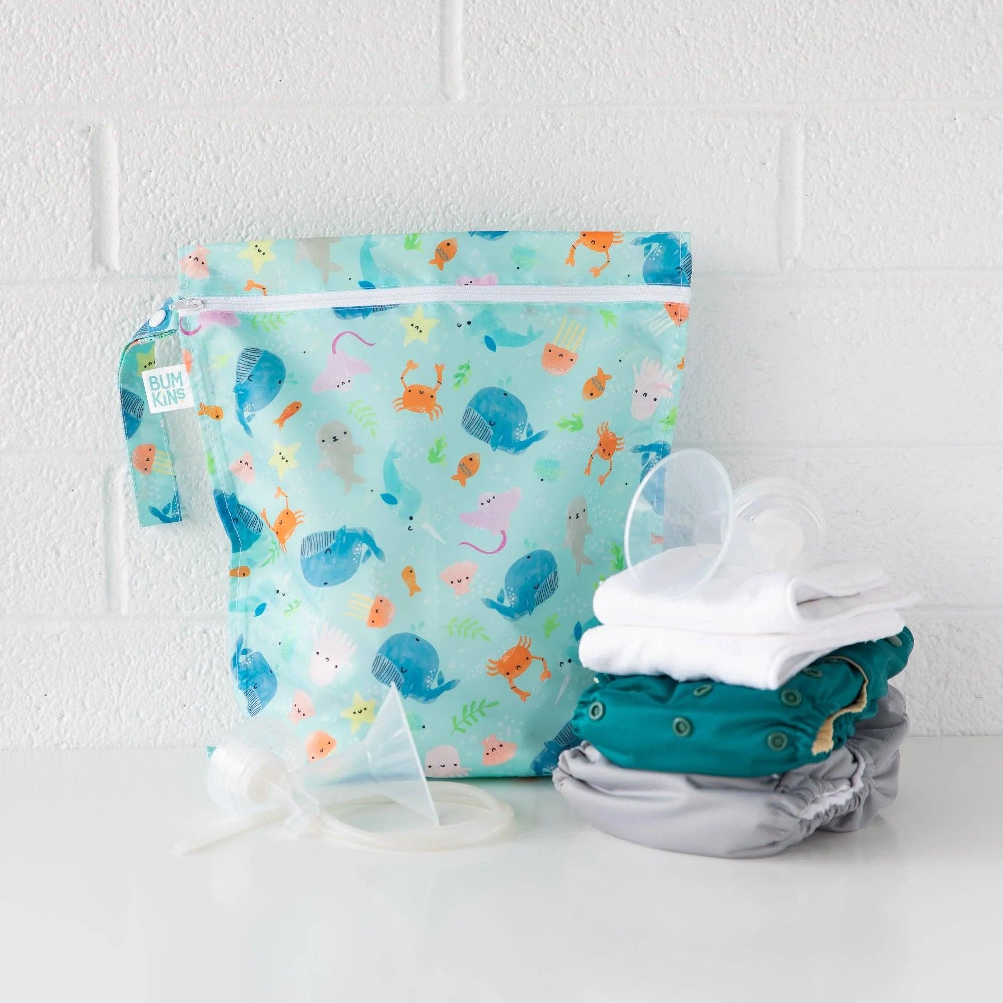 Bumkins - Wholesale Wet Bag - Kids & Baby - Wet Bag: Ocean Life3