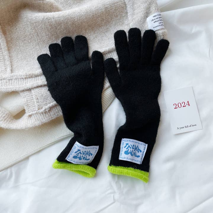 VividLux - Wholesale Gloves - Women's - Macaron Color Touchscreen Knit Gloves8